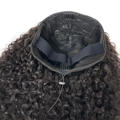 Cambodian curly half/u-part wig